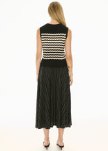 Load image into Gallery viewer, Bonde Tank Knit Black/Ivory