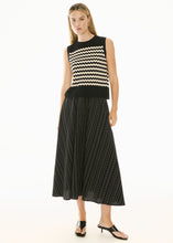 Load image into Gallery viewer, Bonde Tank Knit Black/Ivory