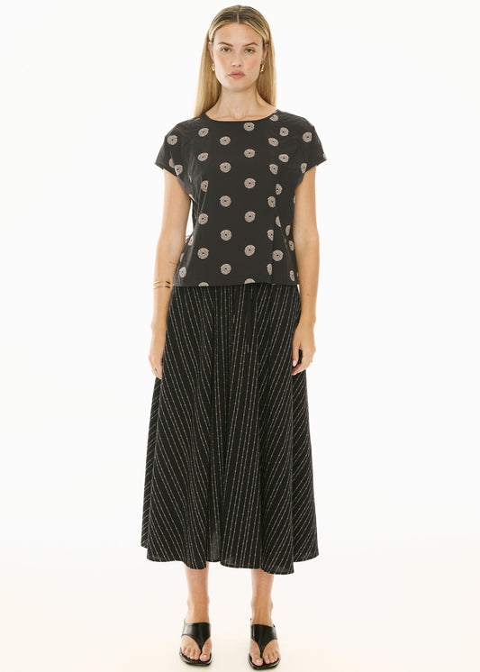 Buoy Reversible Top Black/Pebble