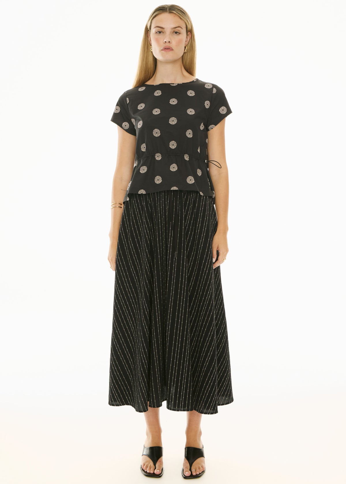 Buoy Reversible Top Black/Pebble