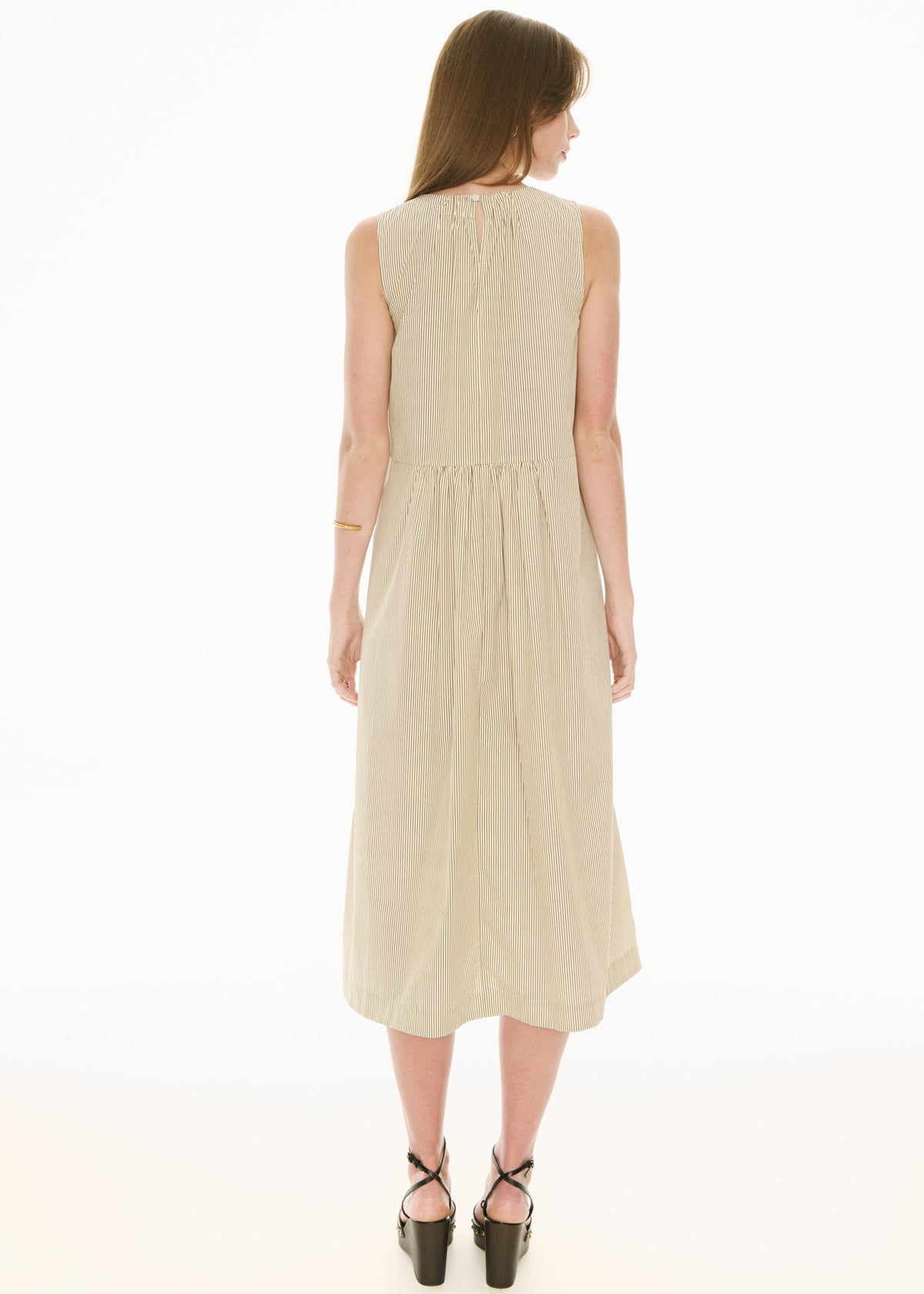 Fable Tank Dress Ivory/Ink