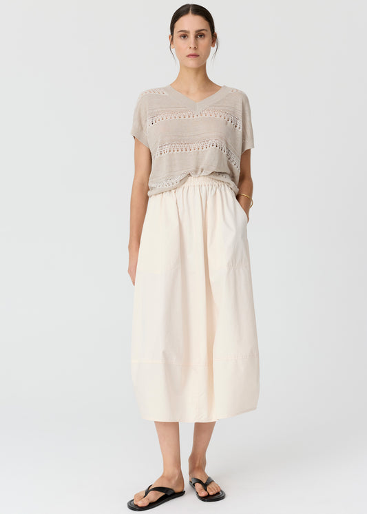 Alma Bubble Skirt Pebble