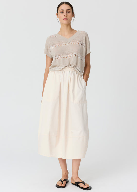 Alma Bubble Skirt Pebble