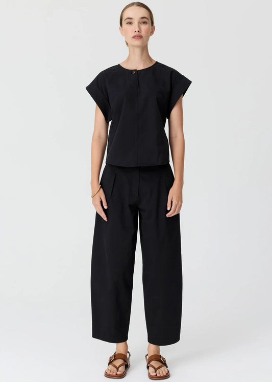 Alma Barrel Pant Black