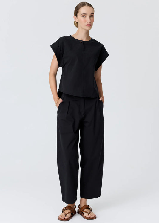 Alma Barrel Pant Black