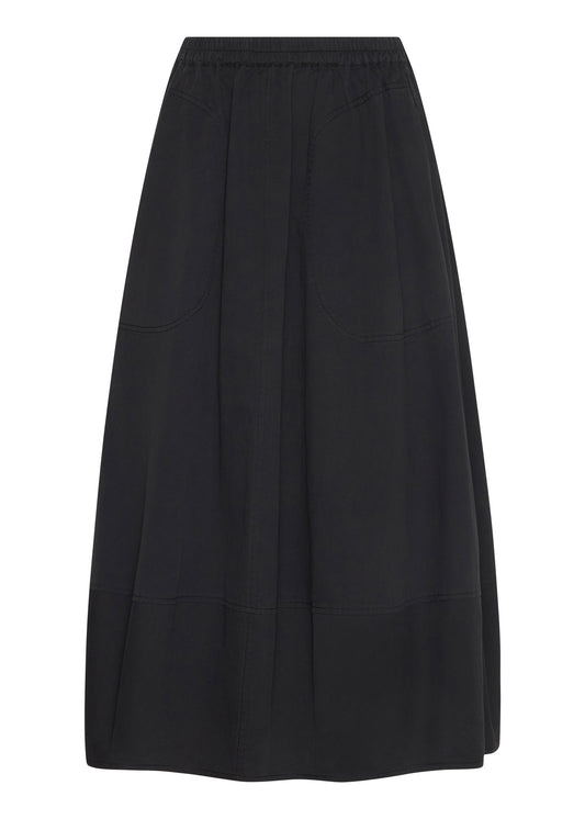 Alma Bubble Skirt Black