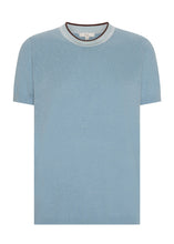 Load image into Gallery viewer, Dillon Tee w Tipping Blue/Choc