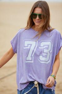 Vintage Rock and Roll 73 Tee - Washed Mauve