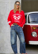 Load image into Gallery viewer, Pickleball Long Sleeve Tee Red