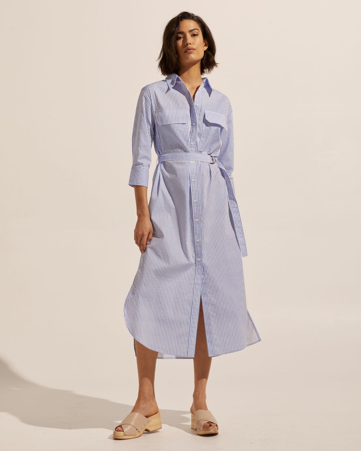 pinpoint dress - ocean stripe