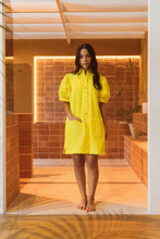 Load image into Gallery viewer, Puff dress Citron