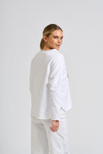 Load image into Gallery viewer, Amore Raw Sweatshirt - White / Heart