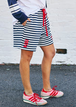 Load image into Gallery viewer, Stripe Short Navy