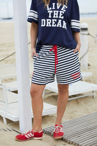 Stripe Short Navy
