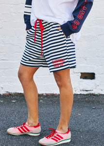 Stripe Short Navy