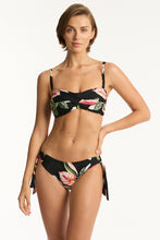 Load image into Gallery viewer, Sundown Twist Bandeau Black