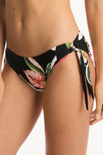 Load image into Gallery viewer, Sundown Tie Side Regular Pant Black