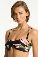 Load image into Gallery viewer, Sundown Twist Bandeau Black