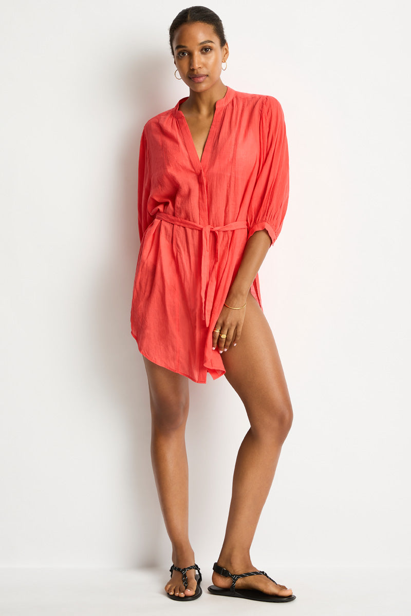 Salt Boho Shirt Red