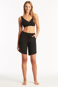 Essentials 7 Inch Boardshort - Black
