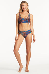 Hunter  Mid Bikini Pant Blue