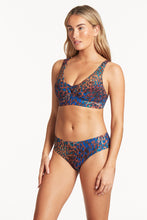 Load image into Gallery viewer, Hunter  Mid Bikini Pant Blue