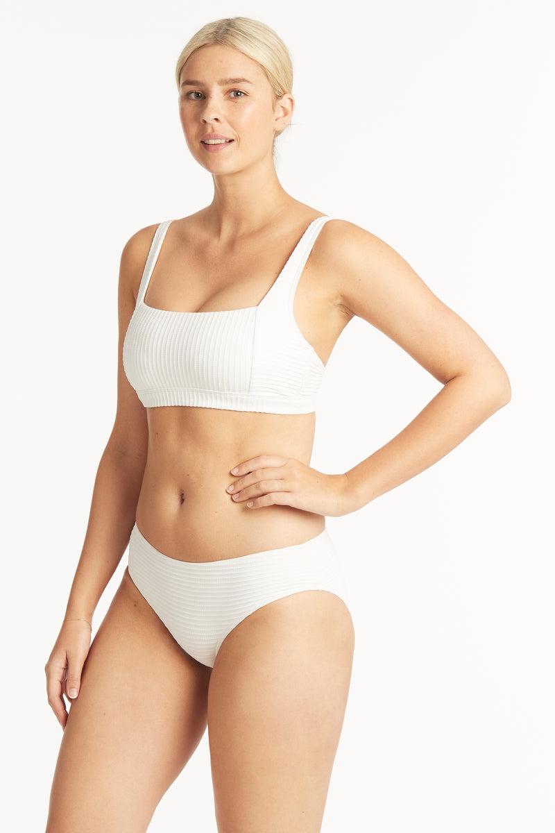 Spinnaker Mid Bikini Pant White