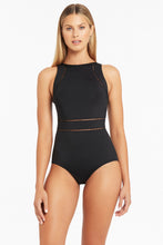 Load image into Gallery viewer, Essentials High Neck Multifit One Piece Black