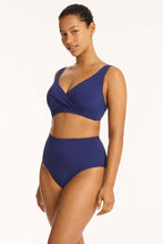 Load image into Gallery viewer, Messina Panelled High Waist Pant - French Navy