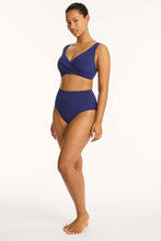 Load image into Gallery viewer, Messina Panelled High Waist Pant - French Navy