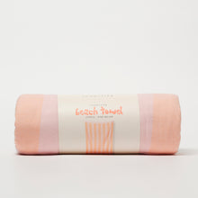 Load image into Gallery viewer, Beach Towel Utopia Pink Melon