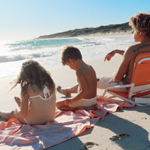 Load image into Gallery viewer, Cushioned Beach Chair Canvas Melon