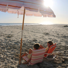 Load image into Gallery viewer, Cushioned Beach Chair Canvas Melon