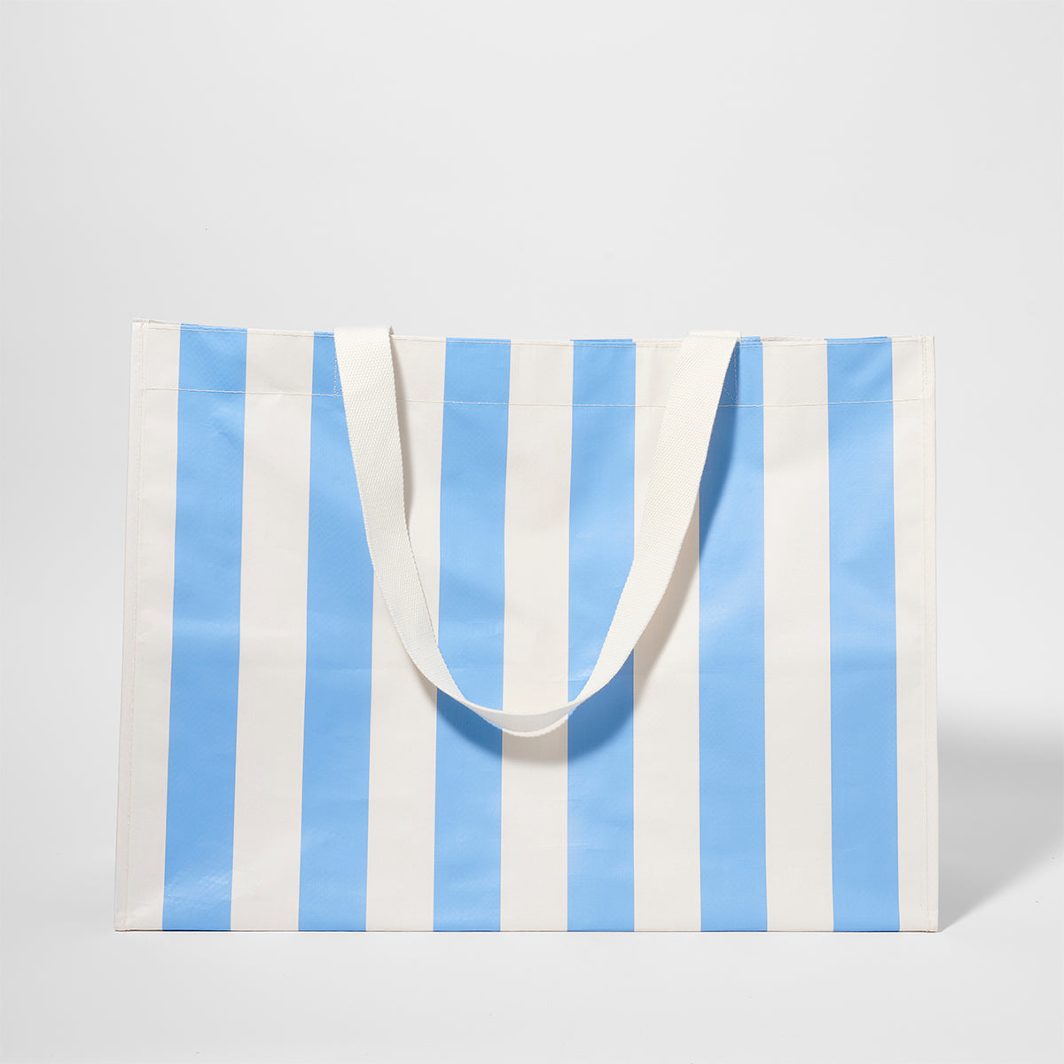 Carryall Beach Bag Le Weekend Mid Blue Cream