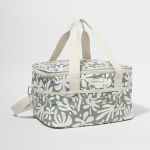 Canvas Cooler Bag The Vacay Olive