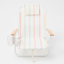 Load image into Gallery viewer, Luxe Beach Chair Rio Sun Multi Stripe