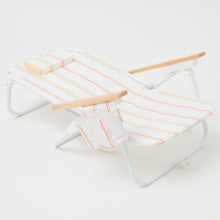 Load image into Gallery viewer, Luxe Beach Chair Rio Sun Multi Stripe