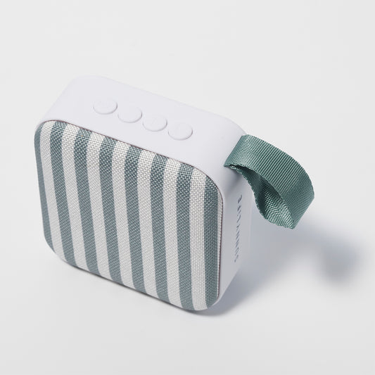 Portable Travel Speaker The Vacay Olive Stripe