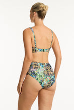 Load image into Gallery viewer, Wildflower  G Cup Cross Front Bra Top Sea