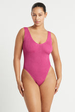 Load image into Gallery viewer, mara onepiece fuchsia shimmer