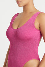 Load image into Gallery viewer, mara onepiece fuchsia shimmer