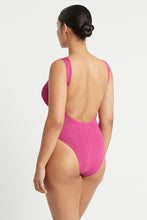 Load image into Gallery viewer, mara onepiece fuchsia shimmer