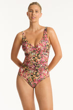 Load image into Gallery viewer, Wildflower Cross Front Multifit One Piece Pink