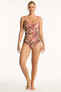 Wildflower Longline Tri Top Pink