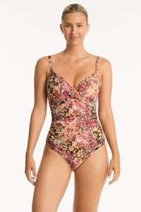 Wildflower Longline Tri Top Pink