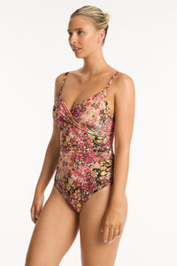 Wildflower Longline Tri Top Pink