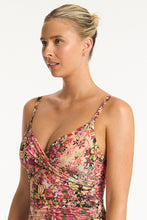 Load image into Gallery viewer, Wildflower Longline Tri Top Pink