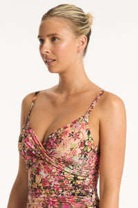 Wildflower Longline Tri Top Pink