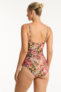 Wildflower Longline Tri Top Pink