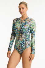 Load image into Gallery viewer, Wildflower Long Sleeved Multifit One Piece Sea